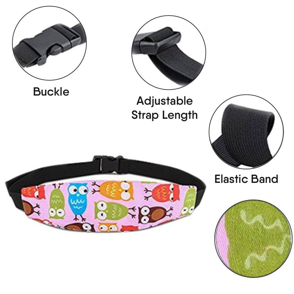 Baby Car Seat Head Support Band Car & Travel Accessories Kids & Baby Sale 🔥 Baby Car Seat Head Support Band Car & Travel Accessories Kids & Baby Sale 🔥 Pattern : Owls|Stars|Cars|Big Stars