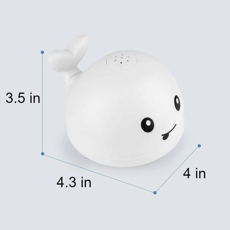 Bathtub Whale Toy Kids & Baby Nursery & Bath Bathtub Whale Toy Kids & Baby Nursery & Bath Color : Gray|White