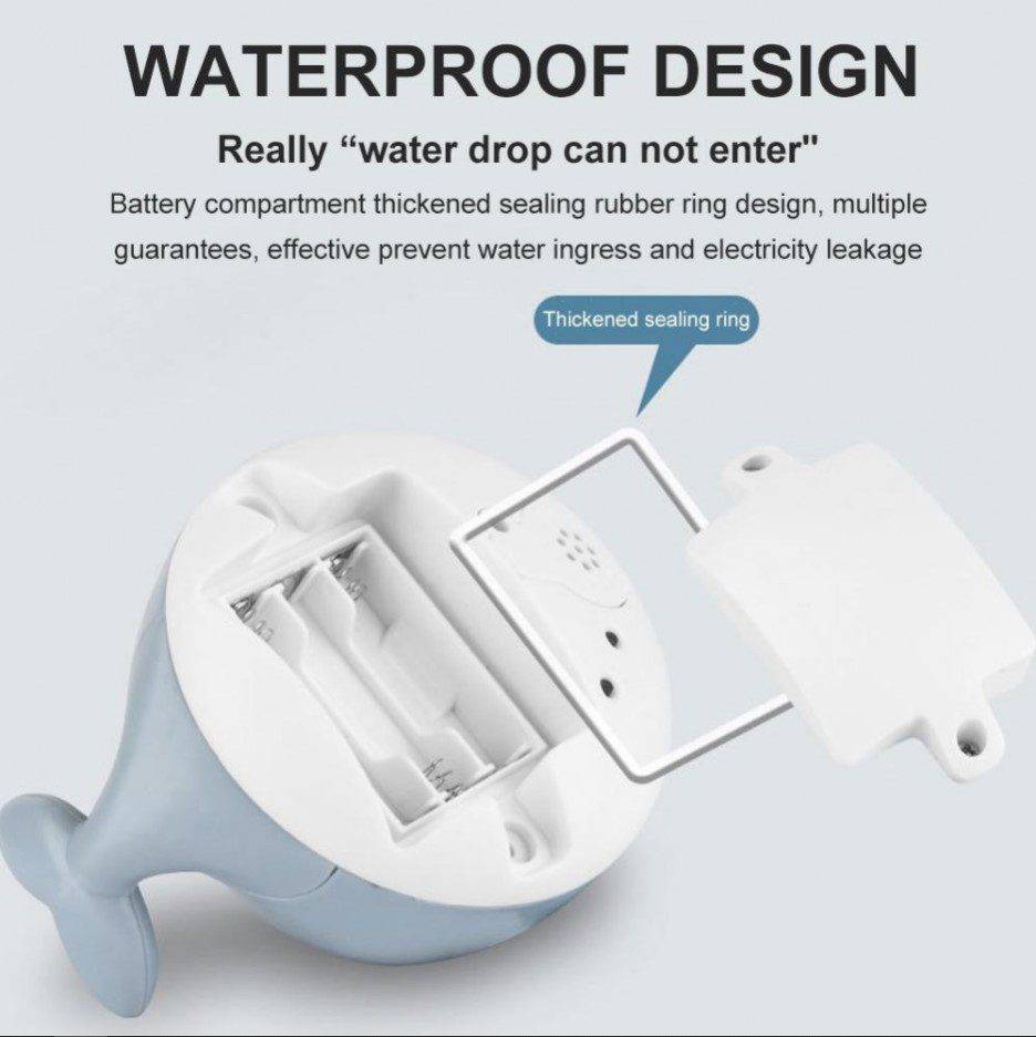 Bathtub Whale Toy Kids & Baby Nursery & Bath Bathtub Whale Toy Kids & Baby Nursery & Bath Color : Gray|White