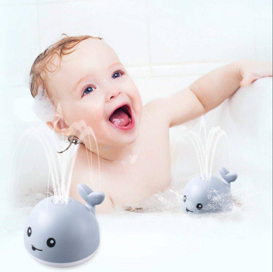 Bathtub Whale Toy Kids & Baby Nursery & Bath Bathtub Whale Toy Kids & Baby Nursery & Bath Color : Gray|White