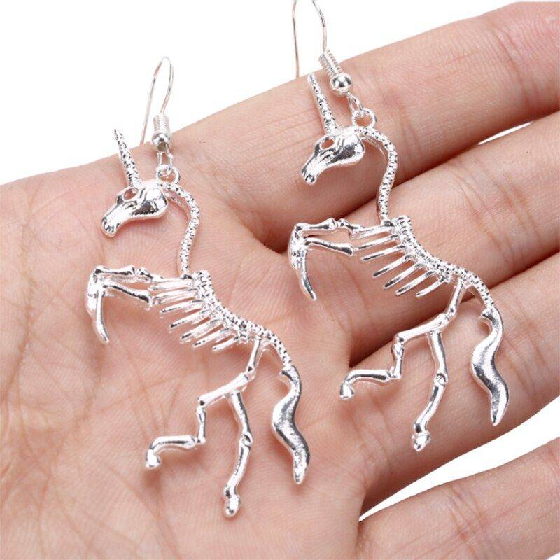 Unicorn Skeleton Earrings Accessories Jewelry Unicorn Skeleton Earrings Accessories Jewelry Ships from USA