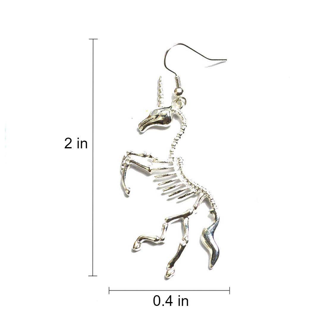 Unicorn Skeleton Earrings Accessories Jewelry Unicorn Skeleton Earrings Accessories Jewelry Ships from USA