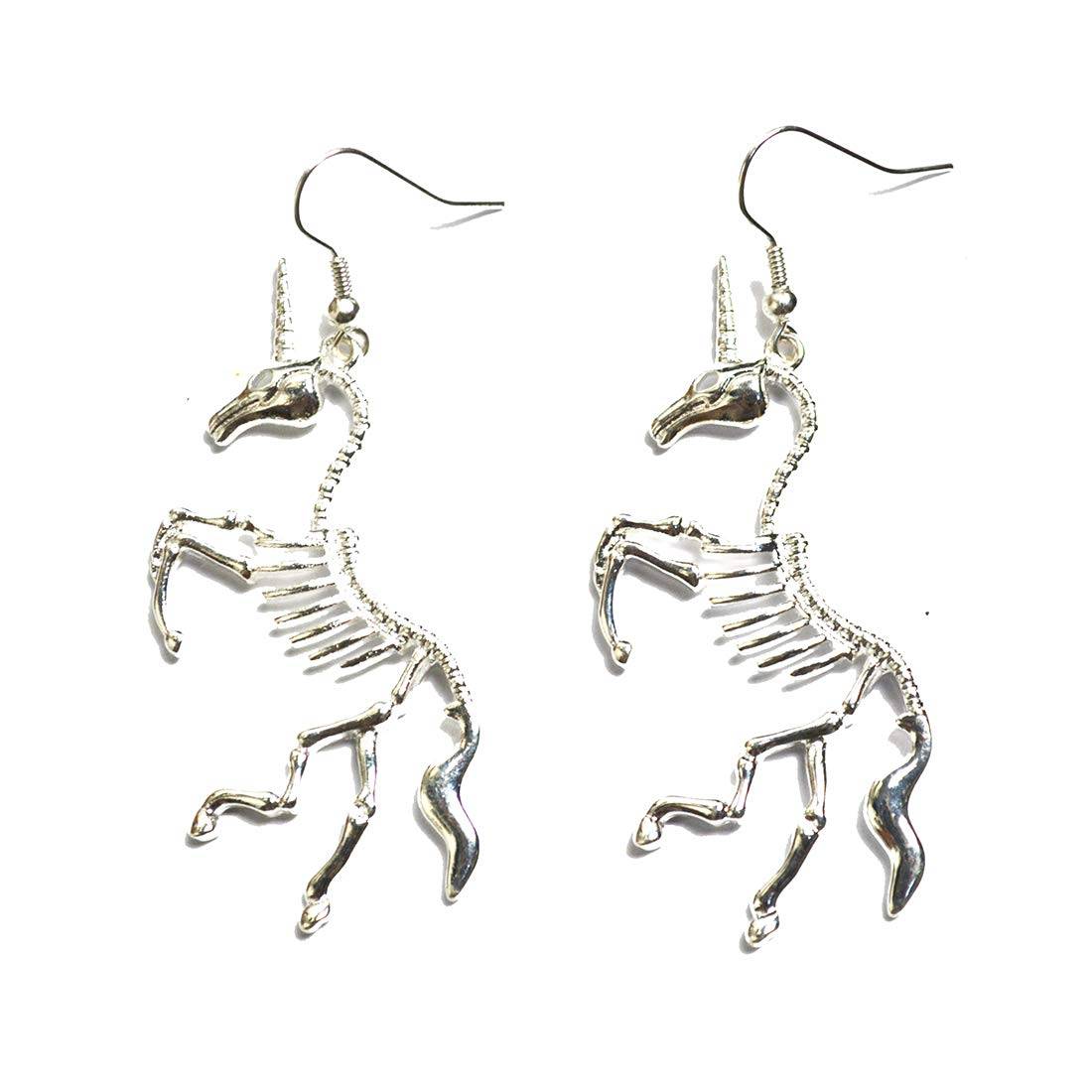 Unicorn Skeleton Earrings Accessories Jewelry Unicorn Skeleton Earrings Accessories Jewelry Ships from USA