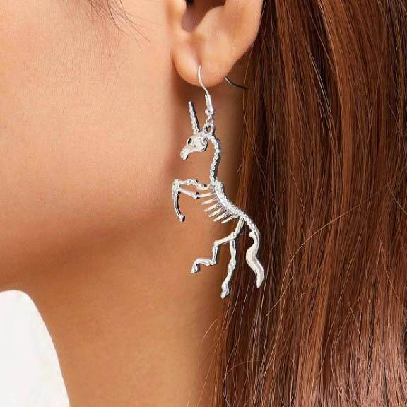 Unicorn Skeleton Earrings Accessories Jewelry Unicorn Skeleton Earrings Accessories Jewelry Ships from USA