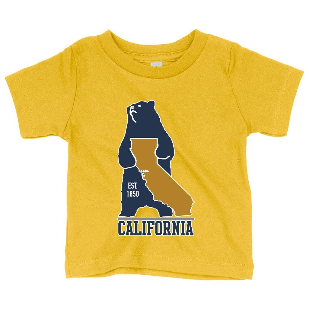 57430-b8fe6c.jpeg Baby California Bear T-Shirt - California Vintage T-Shirt Baby Clothing Kids & Baby Color : Pink|Yellow|White