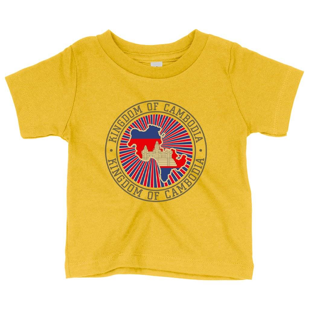57433-23224d.jpeg Baby Cambodia T-Shirt - Vintage T-Shirts Baby Clothing Kids & Baby Color : White|Yellow|Navy