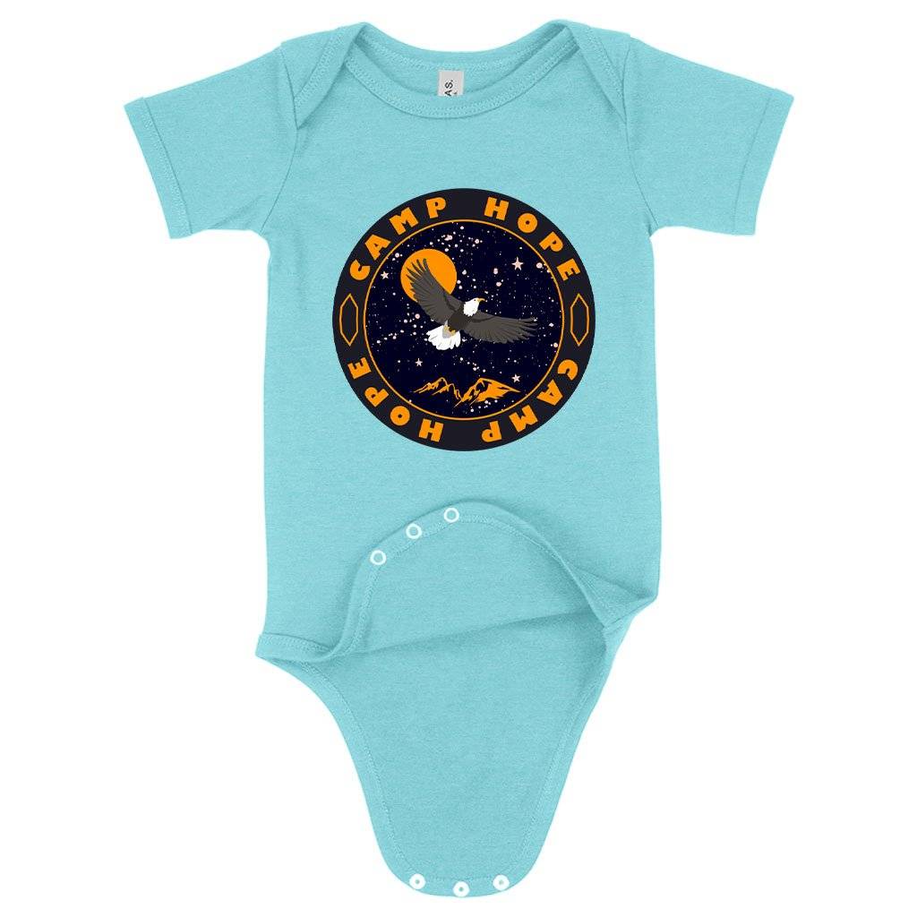 57434-81fc78.jpeg Baby Camp Hope Onesie - Heavyweights Camp Hope Onesie Baby Clothing Kids & Baby Color : Peach Triblend|Ice Blue Triblend|Gray Triblend