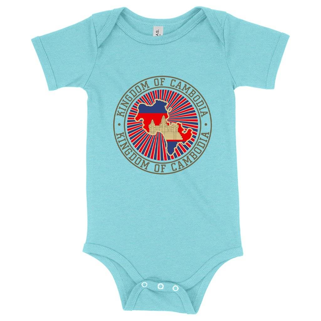 57435-6edcf4.jpeg Baby Cambodia Onesie - Vintage Onesies Baby Clothing Kids & Baby Color : Mauve Triblend|Peach Triblend|Ice Blue Triblend