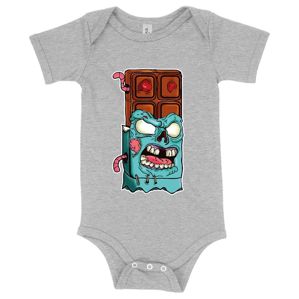 57671-ad9060.jpeg Baby Chocolate Zombie Onesie - Candy Bar Onesies Baby Clothing Kids & Baby Color : Mauve Triblend|Peach Triblend|Gray Triblend