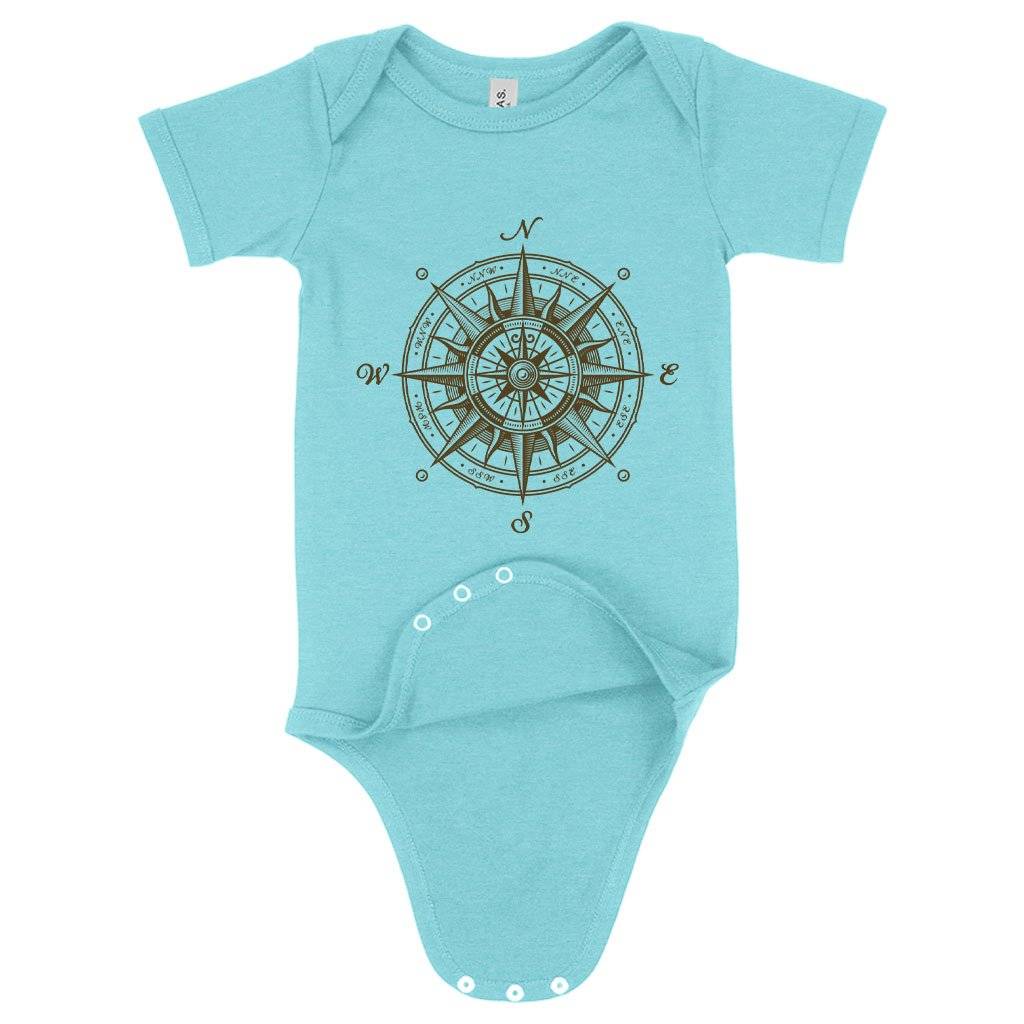 57678-99cb28.jpeg Baby Compass Graphic Onesie Baby Clothing Kids & Baby Color : Peach Triblend|Ice Blue Triblend|Gray Triblend