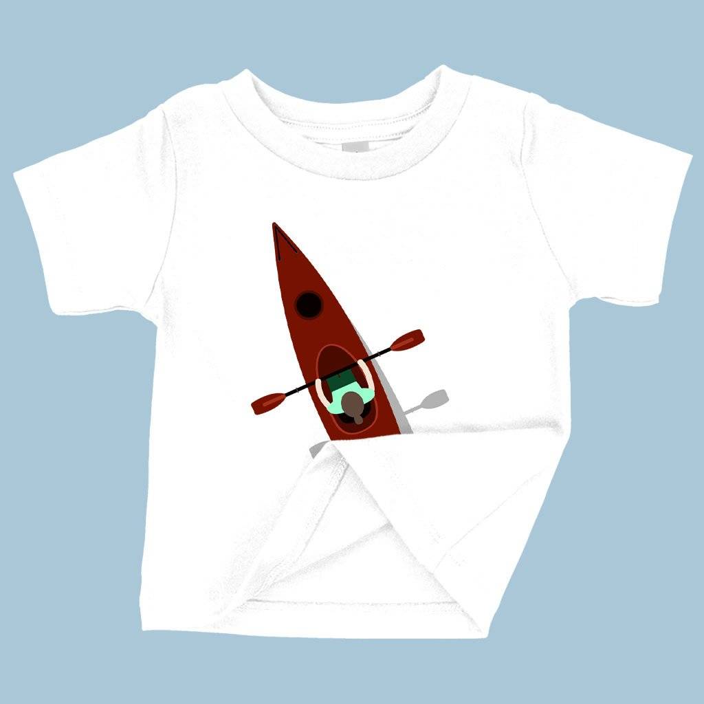 57681-a51fed.jpeg Baby Funny Canoe T-Shirt Baby Clothing Kids & Baby Color : Pink|Heather Columbia Blue|White