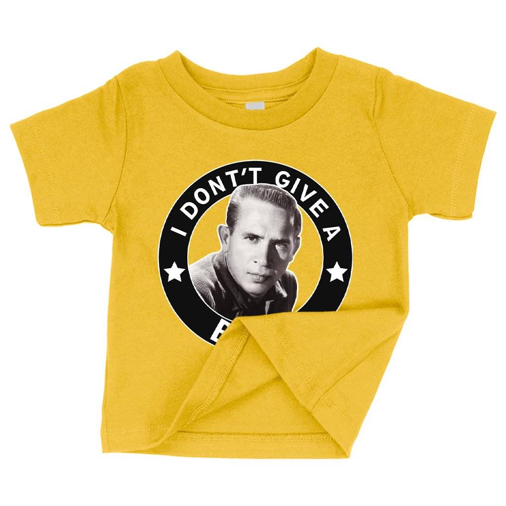 57685-ae76a2.jpeg Baby I Don't Give a Buck T-Shirt - Buck Owens T-Shirt Baby Clothing Kids & Baby Color : White|Yellow|Navy