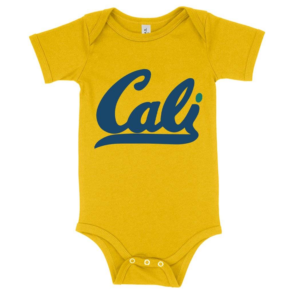 57693-b4866a.jpeg Baby Jersey Cali Onesie - California Onesie Baby Clothing Kids & Baby Color : Yellow|Pink|Heather Columbia Blue