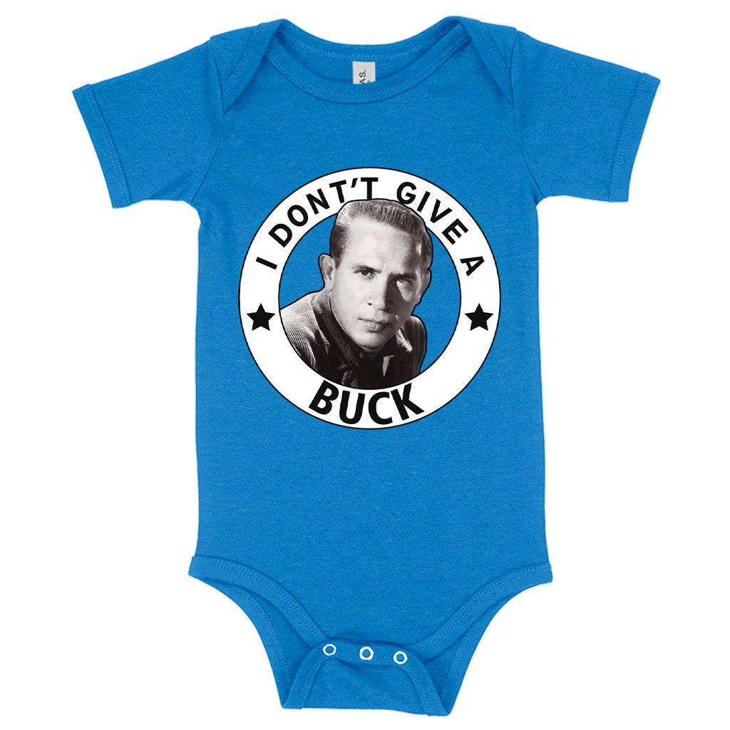 57931-8a5e07.jpeg Baby Jersey I Don't Give a Buck Onesie - Buck Owens Onesie Baby Clothing Kids & Baby Color : White|Heather Columbia Blue|Asphalt