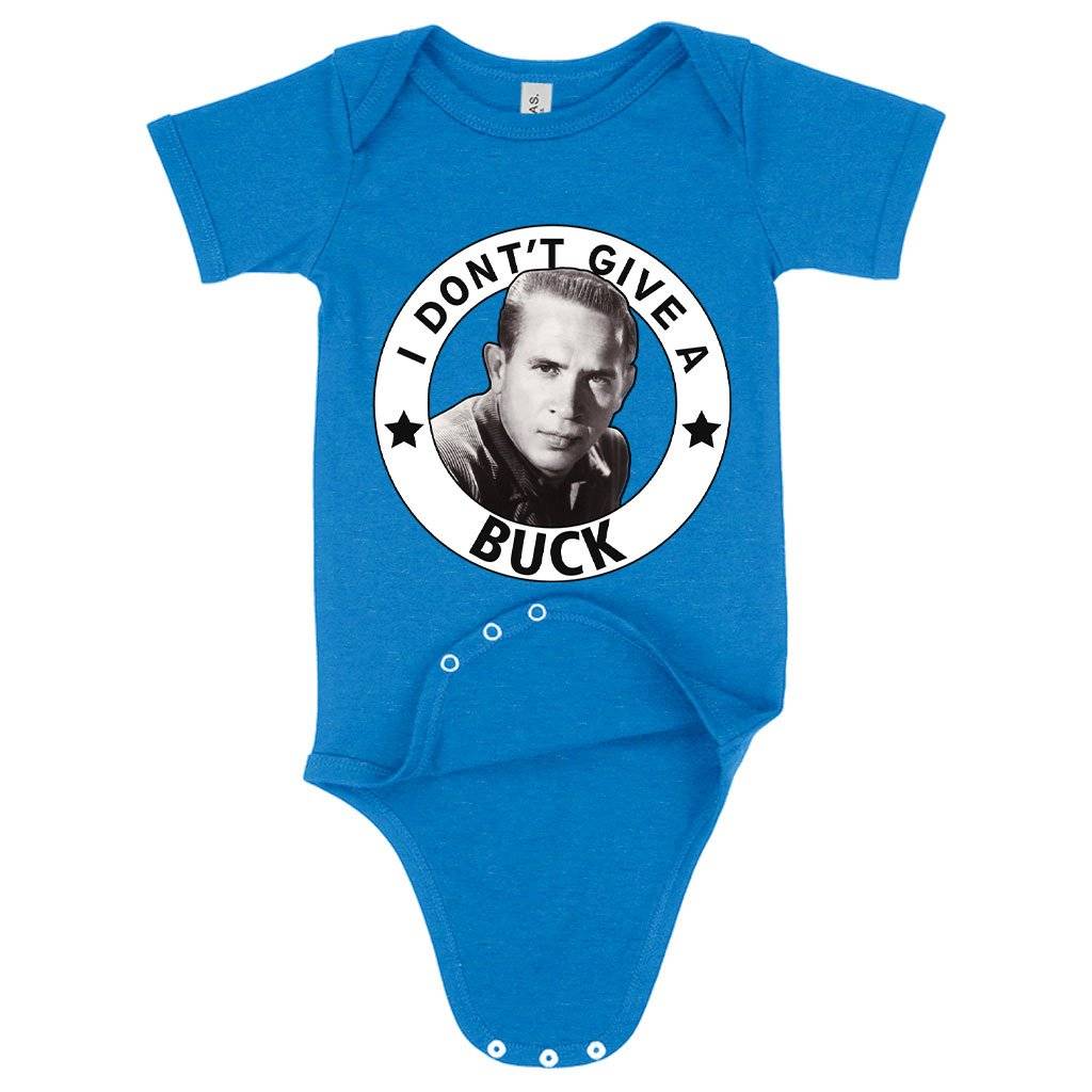 57931-d61a8f.jpeg Baby Jersey I Don't Give a Buck Onesie - Buck Owens Onesie Baby Clothing Kids & Baby Color : White|Heather Columbia Blue|Asphalt