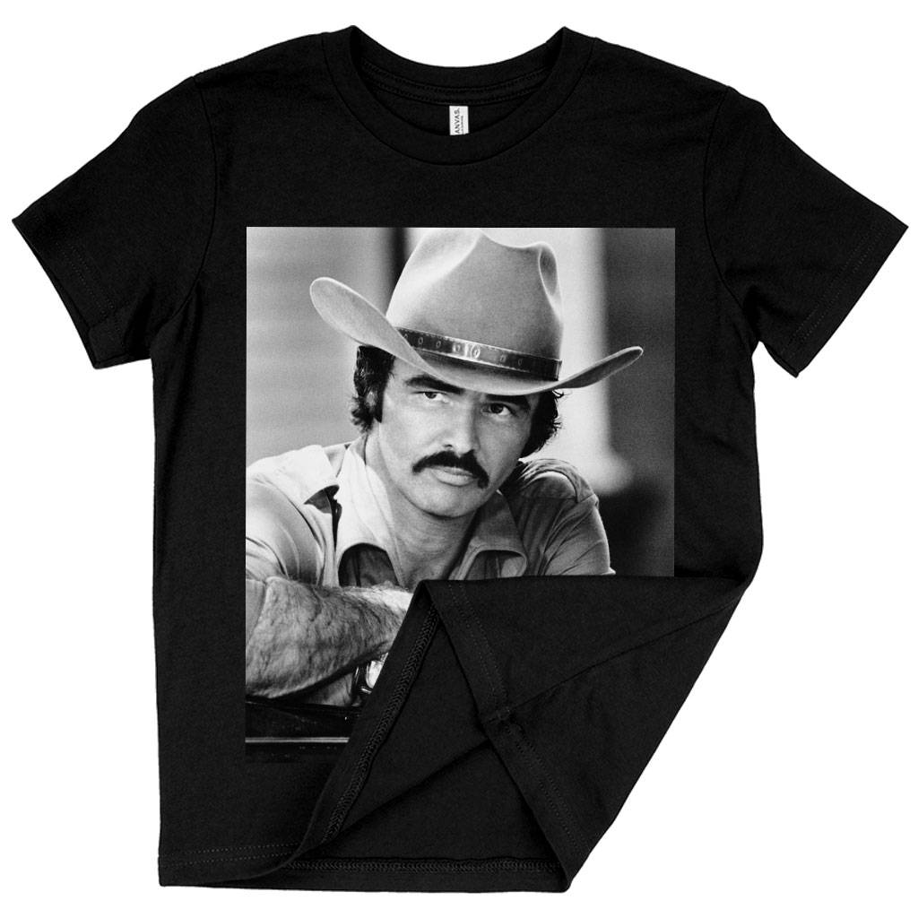 58145-f41e56.jpeg Kids' Burt Reynolds T-Shirt - Vintage T-Shirts Kids & Baby Kids' Clothing Color : White|Heather Red|Black
