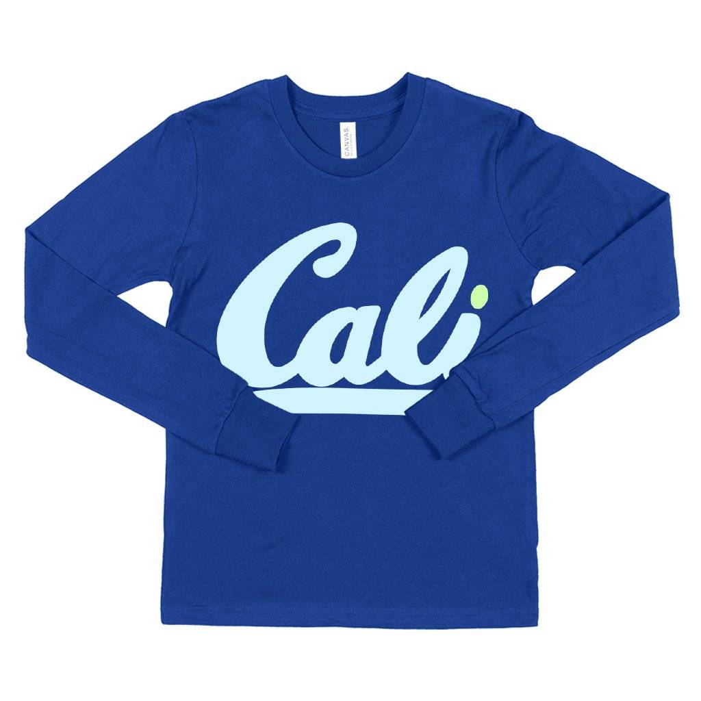 58150-0ca8bd.jpeg Kids' Cali Long Sleeve T-Shirt - California T-Shirt Kids & Baby Kids' Clothing Color : White|Heather Yellow Gold|True Royal Blue