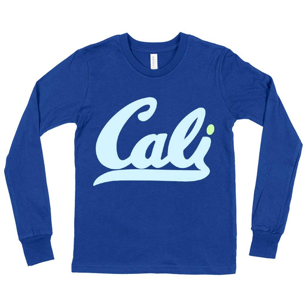 58150-884a63.jpeg Kids' Cali Long Sleeve T-Shirt - California T-Shirt Kids & Baby Kids' Clothing Color : White|Heather Yellow Gold|True Royal Blue