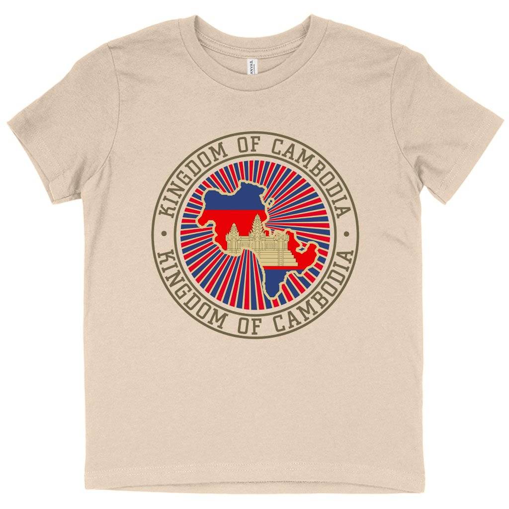 58157-84976f.jpeg Kids' Cambodia T-Shirt - Vintage T-Shirts Kids & Baby Kids' Clothing Color : Natural|Heather Red|Columbia Blue