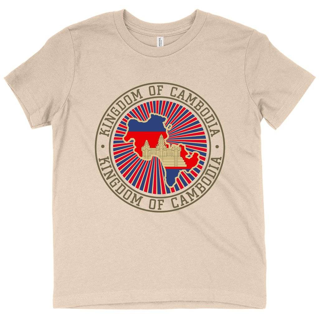 58157-e964a5.jpeg Kids' Cambodia T-Shirt - Vintage T-Shirts Kids & Baby Kids' Clothing Color : Natural|Heather Red|Columbia Blue