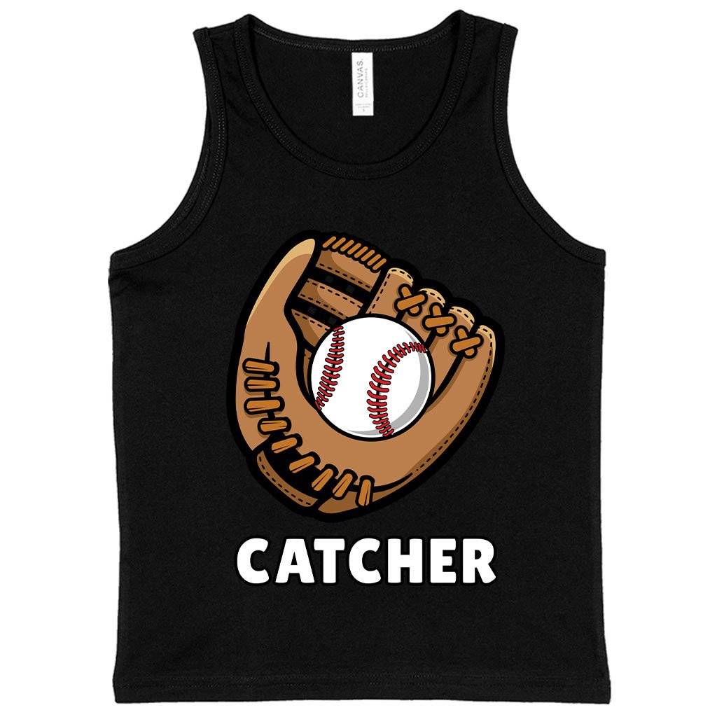 58161-a3f46b.jpeg Kids' Catcher Tank - Baseball Tanks Kids & Baby Kids' Clothing Color : Black|Athletic Heather|Neon Blue