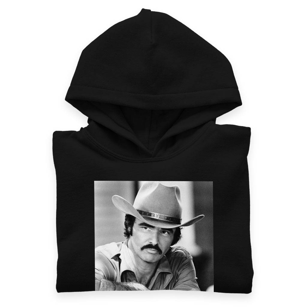 58403-be6f22.jpeg Kids' Sponge Fleece Burt Reynolds Hoodie - Vintage Hoodies Kids & Baby Kids' Clothing Color : Mauve|Black|Military Green