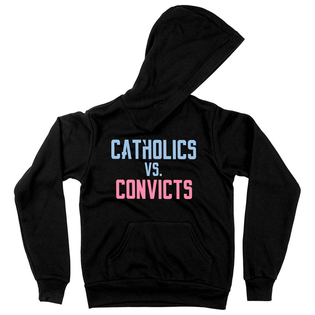 58407-a1f3a7.jpeg Kids' Sponge Fleece Catholics vs Convicts Hoodie - Football Hoodies Kids & Baby Kids' Clothing Color : Athletic Heather|Dark Gray Heather|Black