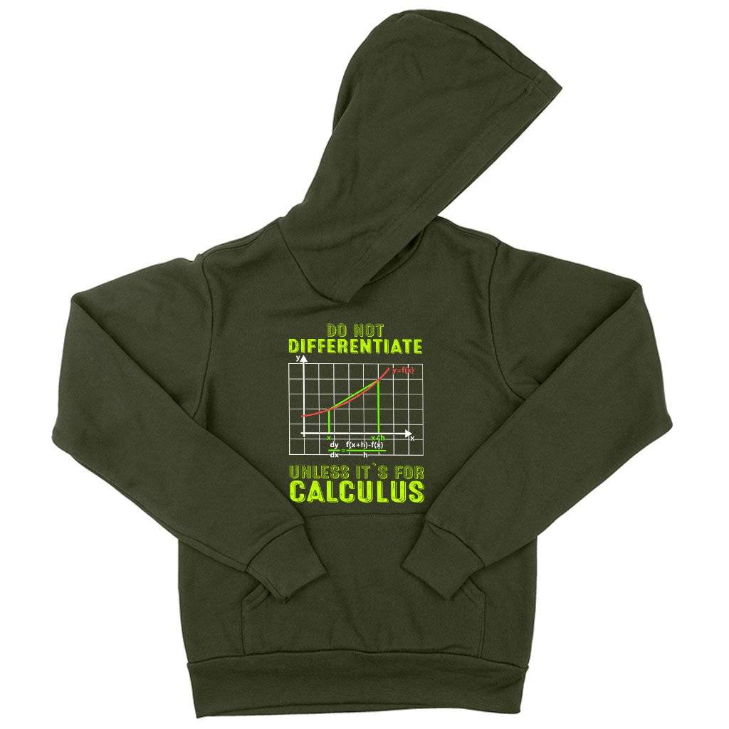 58412-175ae0.jpeg Kids' Sponge Fleece Do Not Differentiate Hoodie - Calculus Hoodies - Math Hoodies Kids & Baby Kids' Clothing Color : Military Green|Black|Athletic Heather