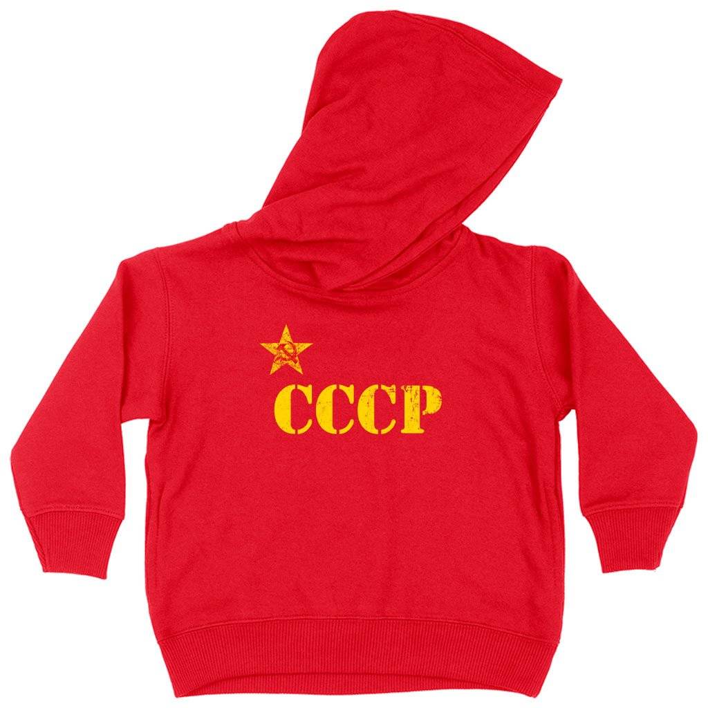 Toddler CCCP Hoodie - USSR Hoodie Kids & Baby Toddler Clothing Color : White|Red|Black 
