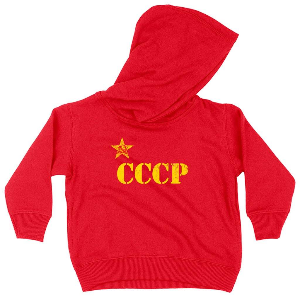 Toddler CCCP Hoodie - USSR Hoodie Kids & Baby Toddler Clothing Color : White|Red|Black 