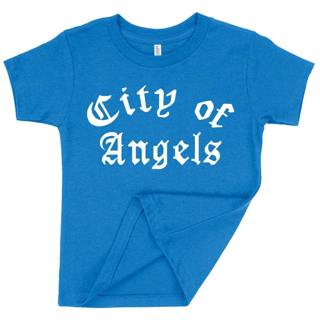 58645-391998.jpeg Toddler City of Angels T-Shirt - Graphic T-Shirt Kids & Baby Toddler Clothing Color : Heather Yellow Gold|Athletic Heather|Heather Columbia Blue