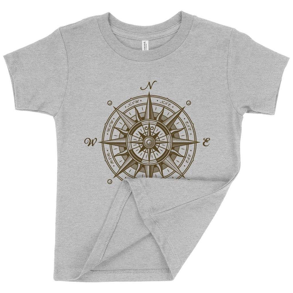 58647-079bbf.jpeg Toddler Compass Graphic T-Shirt Kids & Baby Toddler Clothing Color : Kelly|Heather Columbia Blue|Athletic Heather