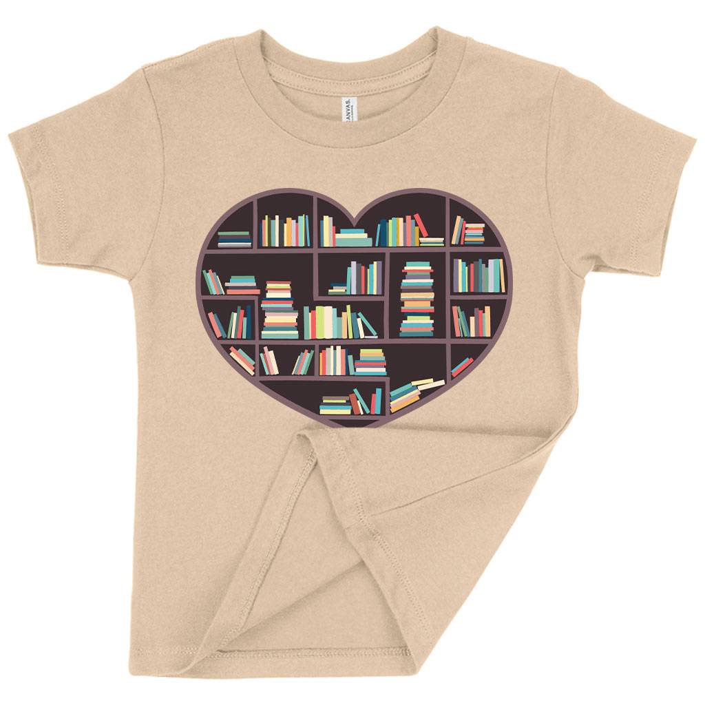 58659-e3b69b.jpeg Toddler I Heart Books T-Shirt - Bookish T-Shirts Kids & Baby Toddler Clothing Color : Heather Dust|Athletic Heather|Heather Yellow Gold