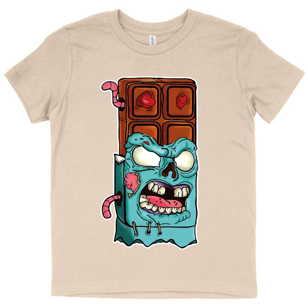 58954-cca761.jpeg Kids' Chocolate Zombie T-Shirt - Candy Bar T-Shirts Kids & Baby Kids' Clothing Color : Mustard|Pink|Natural