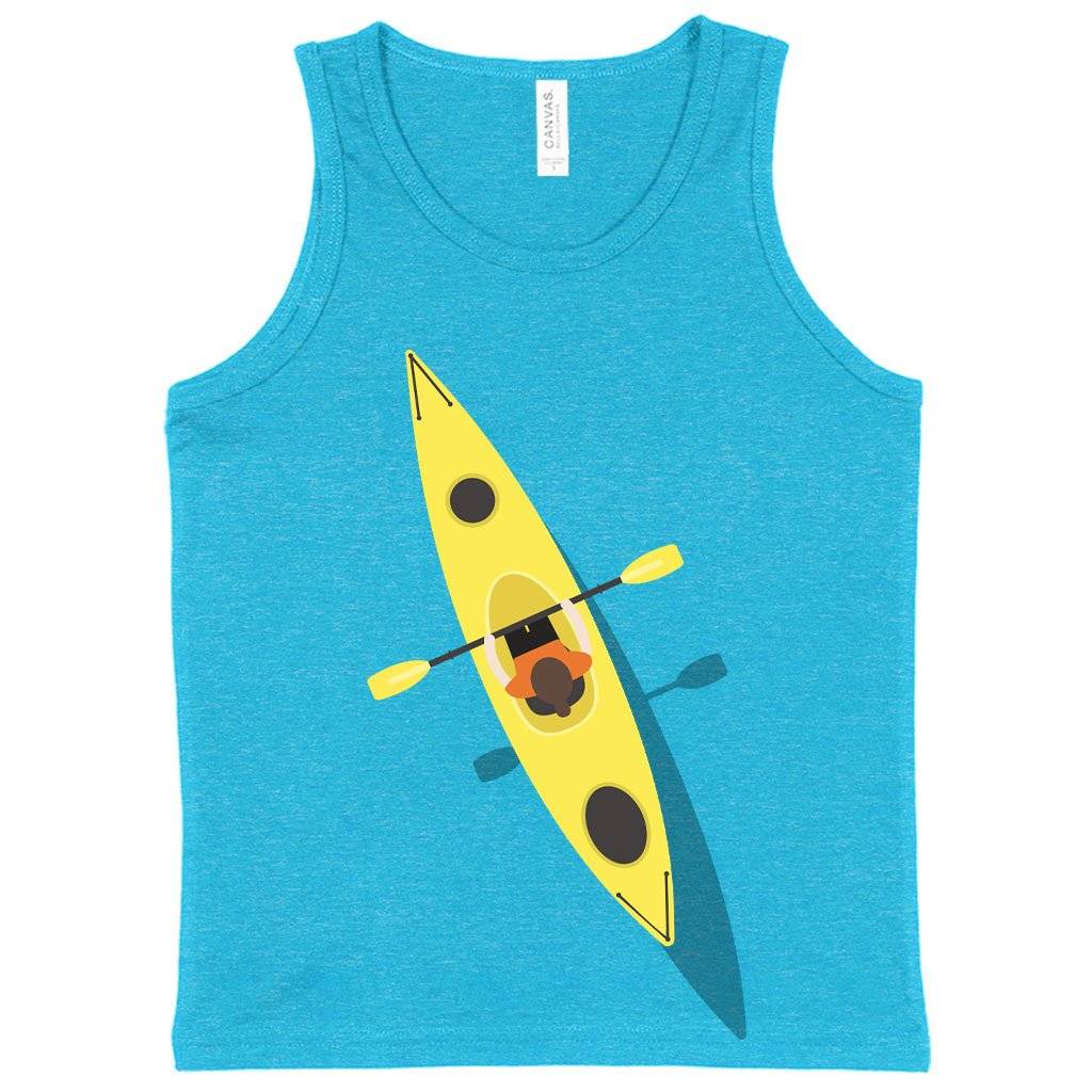 58977-466735.jpeg Kids' Funny Canoe Tank Kids & Baby Kids' Clothing Color : Neon Blue|Athletic Heather|Neon Pink