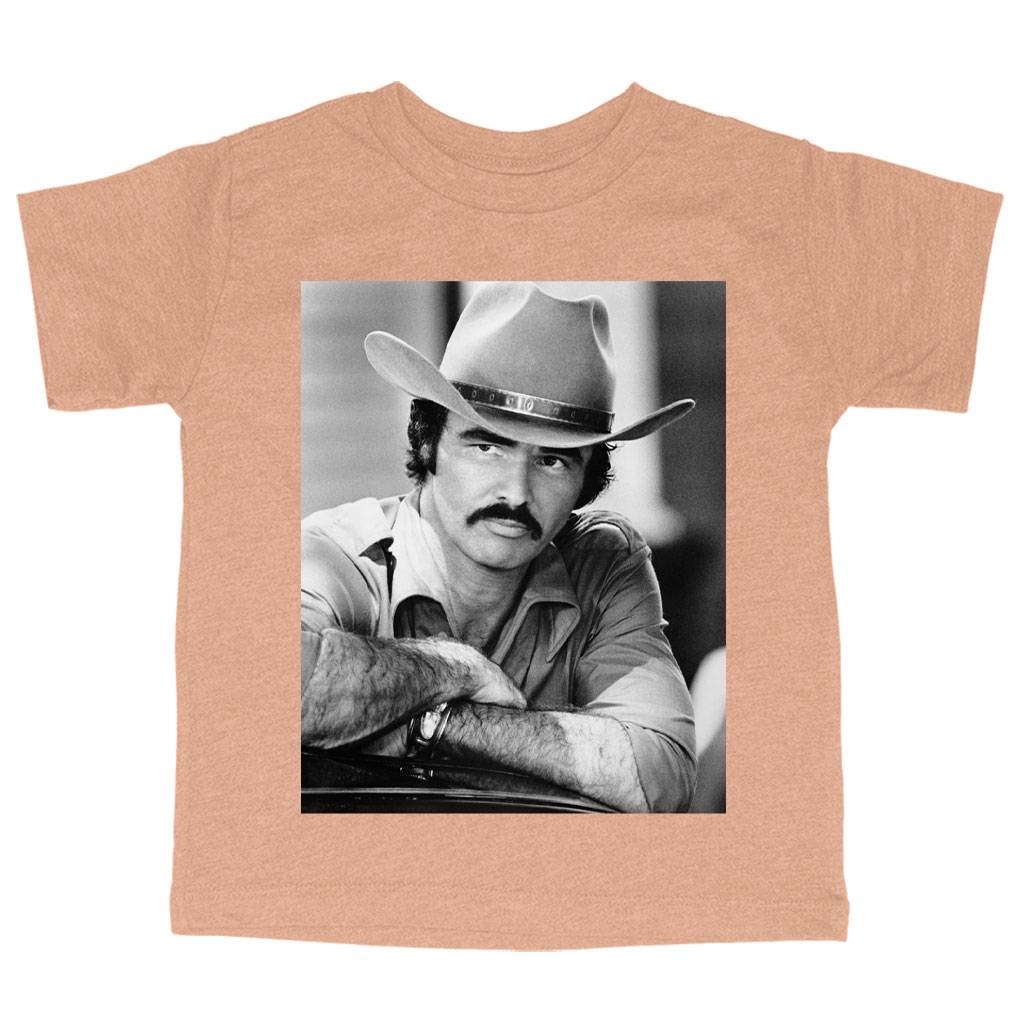 59206-f143d1.jpeg Triblend Toddler Burt Reynolds T-Shirt - Vintage T-Shirts Kids & Baby Toddler Clothing Color : Ice Blue Triblend|Olive Triblend|Peach Triblend