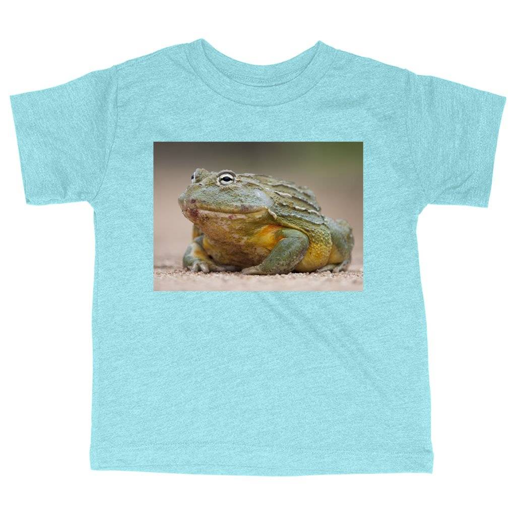 59207-56dd29.jpeg Triblend Toddler Bullfrog T-Shirt - Bullfrog Clothing Kids & Baby Toddler Clothing Color : Olive Triblend|Ice Blue Triblend|Peach Triblend