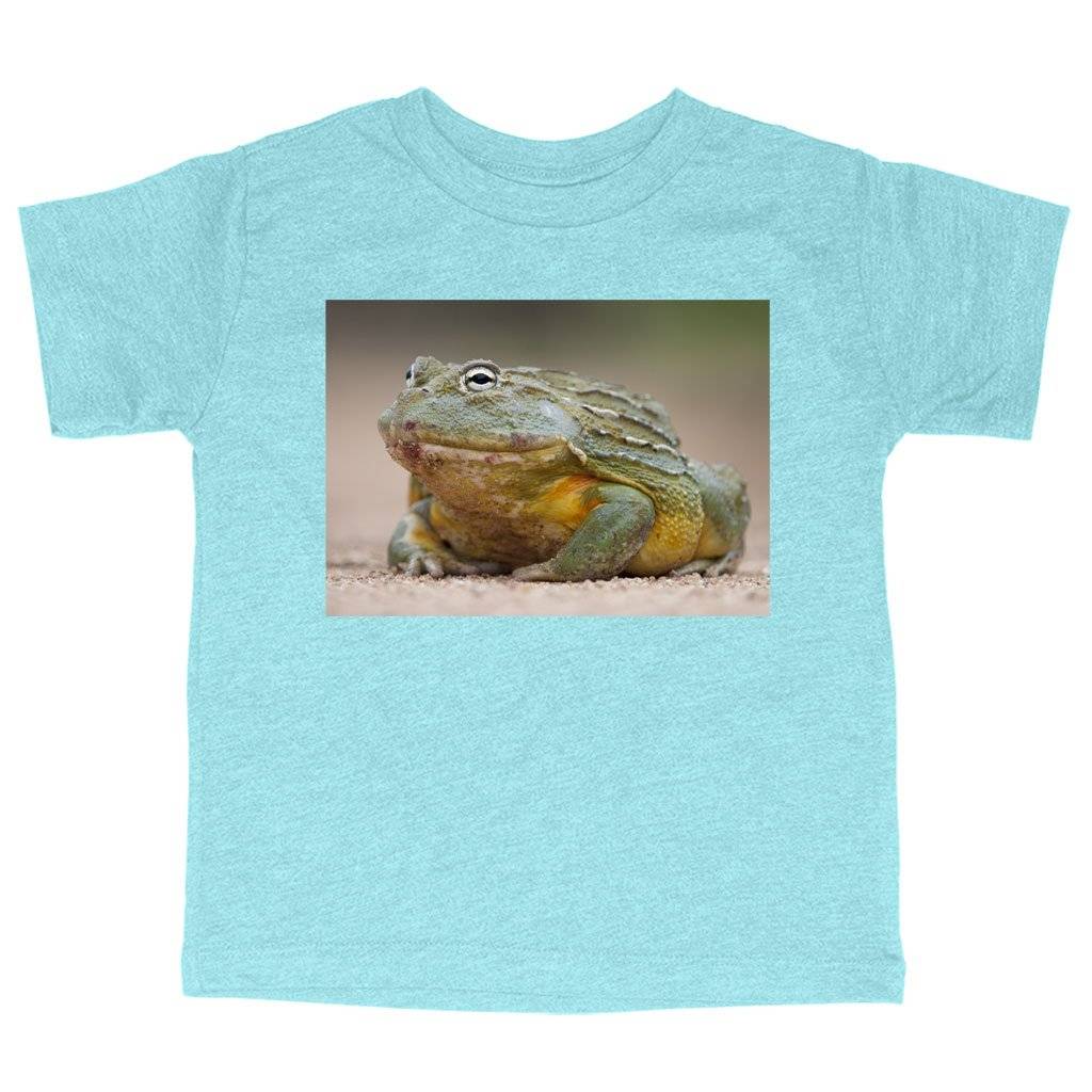 59207-ae80f7.jpeg Triblend Toddler Bullfrog T-Shirt - Bullfrog Clothing Kids & Baby Toddler Clothing Color : Olive Triblend|Ice Blue Triblend|Peach Triblend