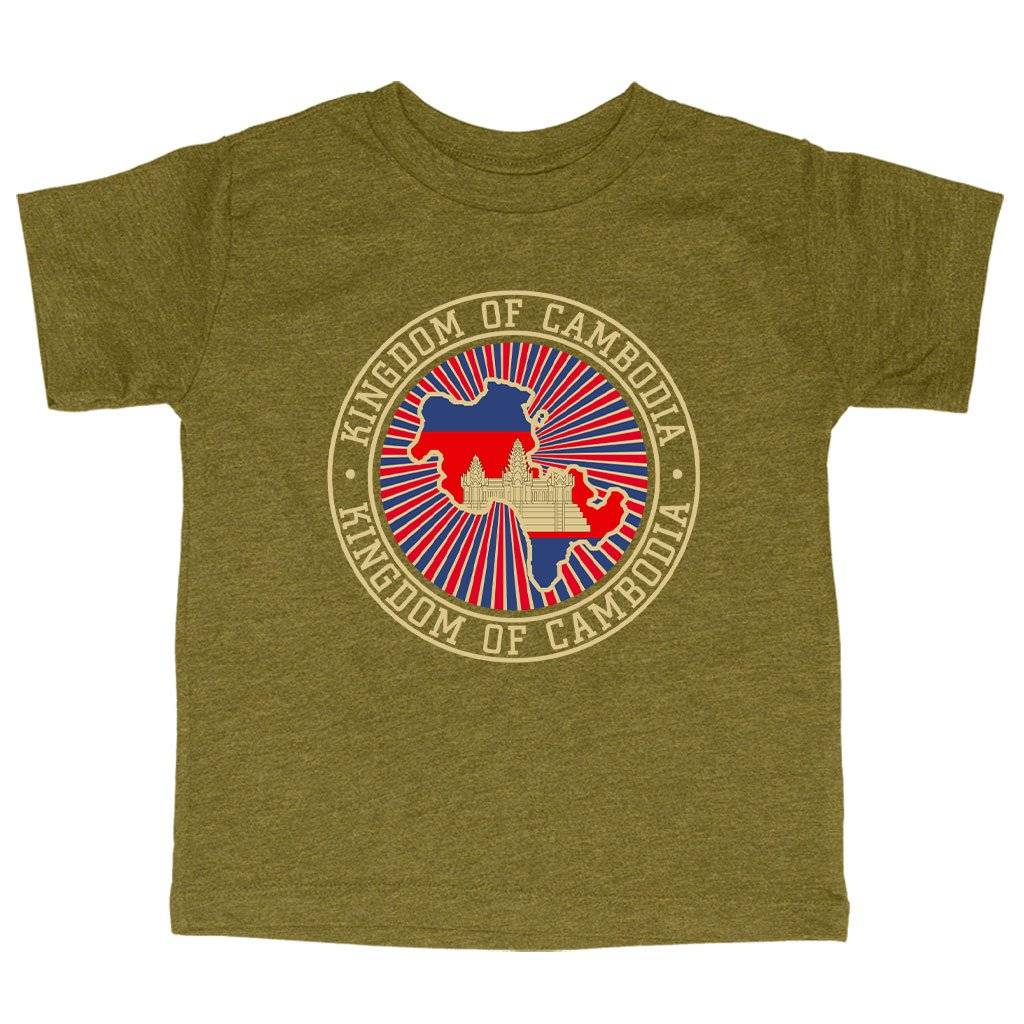59212-056abb.jpeg Triblend Toddler Cambodia T-Shirt - Vintage T-Shirts Kids & Baby Toddler Clothing Color : Ice Blue Triblend|Olive Triblend|Peach Triblend