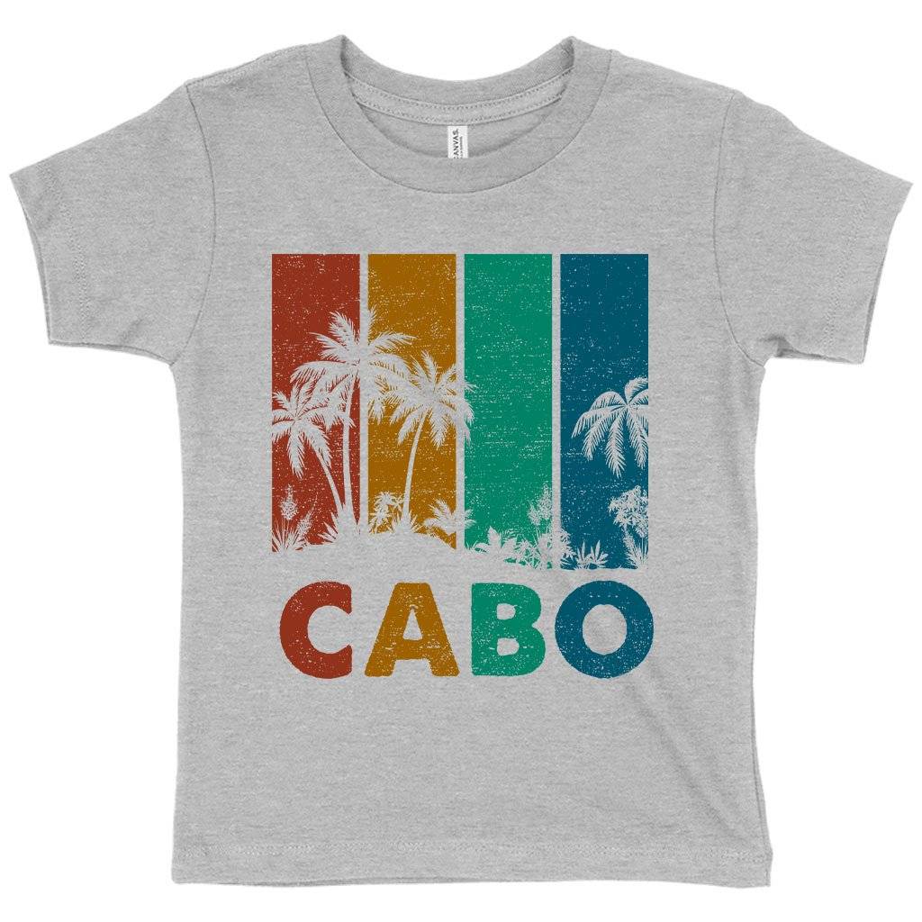 Toddler Retro Cabo T-Shirt - Cabo San Lucas T-Shirts Kids & Baby Toddler Clothing Color : Kelly|Athletic Heather|Heather Columbia Blue 