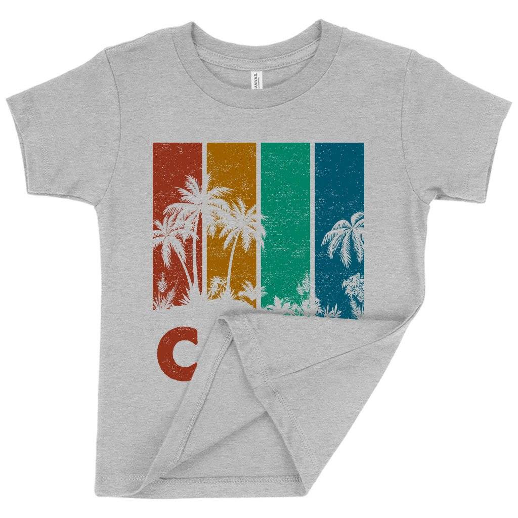 Toddler Retro Cabo T-Shirt - Cabo San Lucas T-Shirts Kids & Baby Toddler Clothing Color : Kelly|Athletic Heather|Heather Columbia Blue 