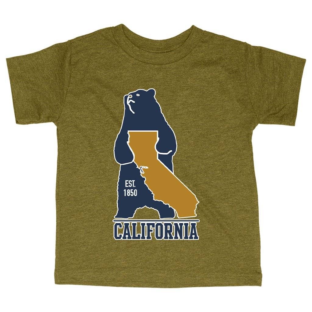 59216-1db3b9.jpeg Triblend Toddler California Bear T-Shirt - California Vintage T-Shirt Kids & Baby Toddler Clothing Color : Ice Blue Triblend|Peach Triblend|Olive Triblend