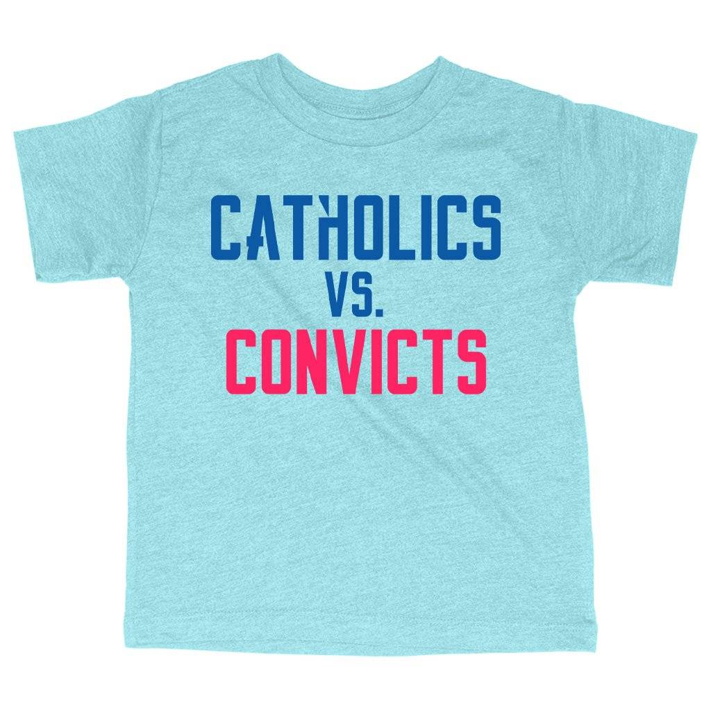 59219-b83fbc.jpeg Triblend Toddler Catholics vs Convicts T-Shirt - Football T-Shirts Kids & Baby Toddler Clothing Color : Ice Blue Triblend|Peach Triblend|Olive Triblend
