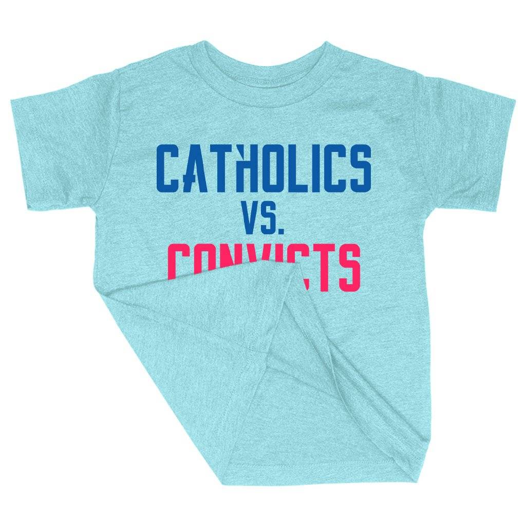 59219-e879eb.jpeg Triblend Toddler Catholics vs Convicts T-Shirt - Football T-Shirts Kids & Baby Toddler Clothing Color : Ice Blue Triblend|Peach Triblend|Olive Triblend