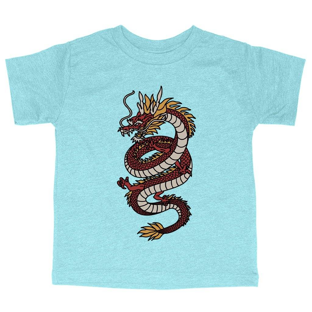 59221-6ad5bb.jpeg Triblend Toddler Chinese Dragon T-Shirt - Dragon T-Shirt Design Kids & Baby Toddler Clothing Color : Ice Blue Triblend|Olive Triblend|Peach Triblend