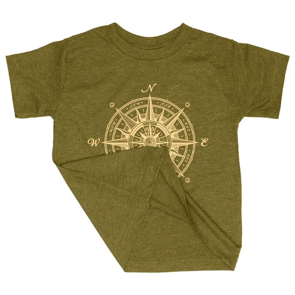 59225-6c67ae.jpeg Triblend Toddler Compass Graphic T-Shirt Kids & Baby Toddler Clothing Color : Ice Blue Triblend|Olive Triblend|Peach Triblend