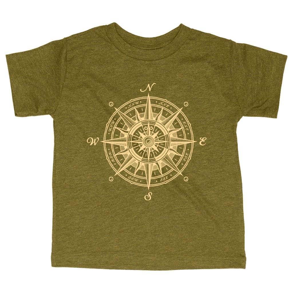 59225-bc43da.jpeg Triblend Toddler Compass Graphic T-Shirt Kids & Baby Toddler Clothing Color : Ice Blue Triblend|Olive Triblend|Peach Triblend