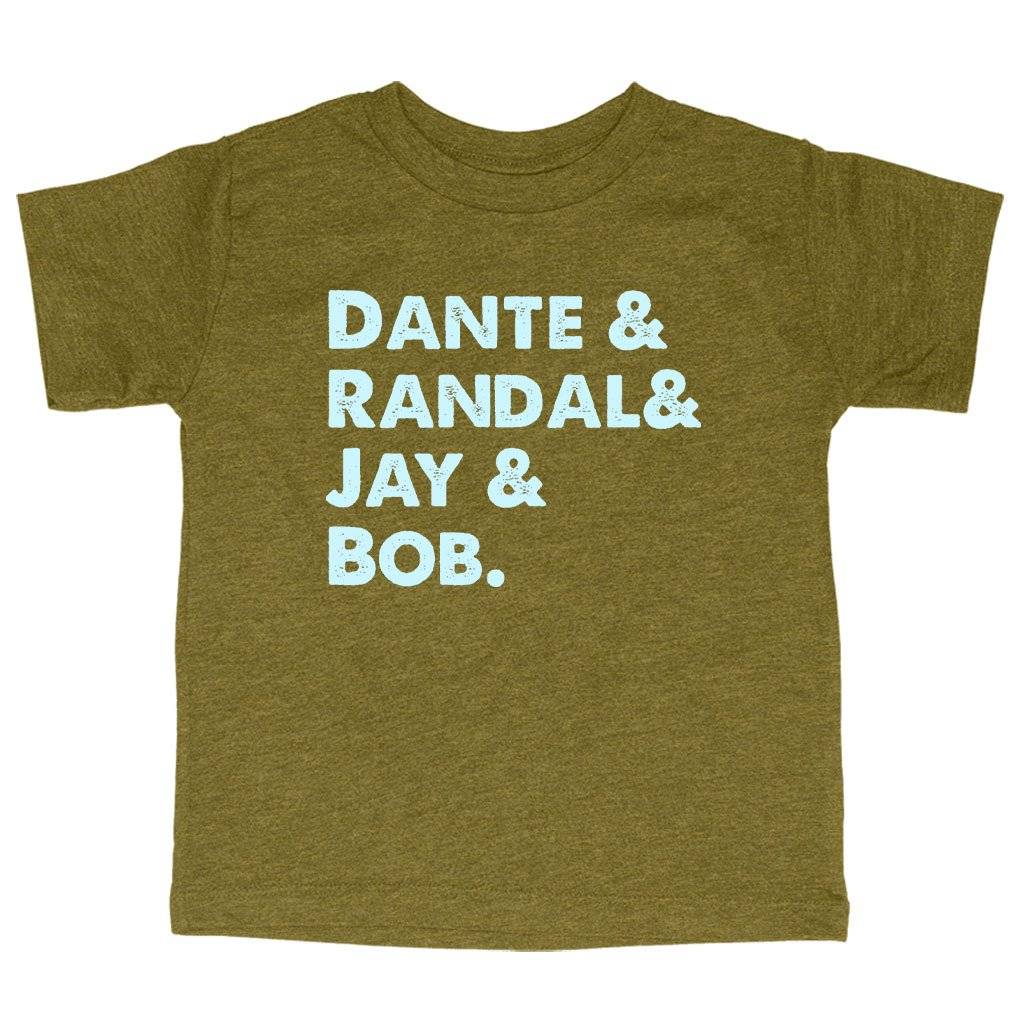 Triblend Toddler Dante Randal Jay Bob T-Shirt - Clerks T-Shirt Kids & Baby Toddler Clothing Color : Ice Blue Triblend|Olive Triblend|Peach Triblend 
