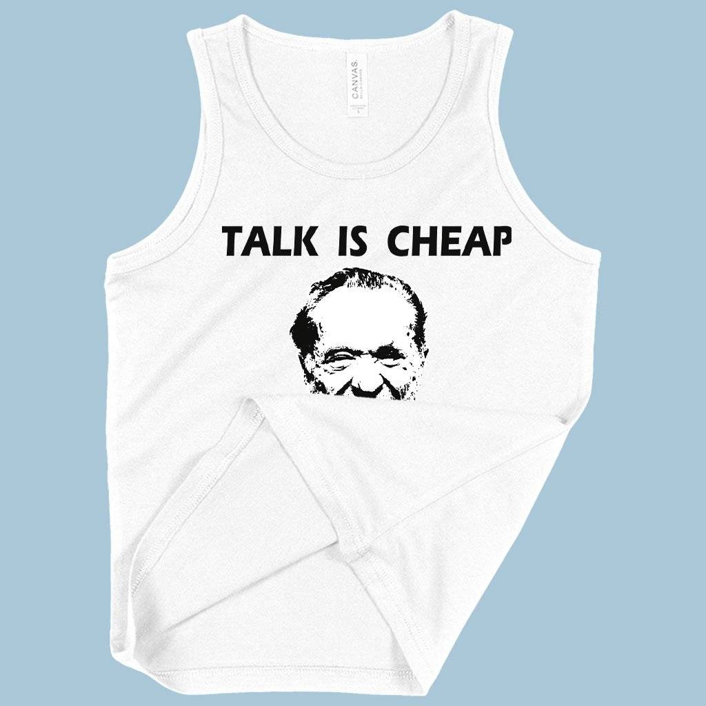 59456-0f1a65.jpeg Kids' Talk Is Cheap Tank - Charles Bukowski Tank Kids & Baby Kids' Clothing Color : Black|White|Athletic Heather