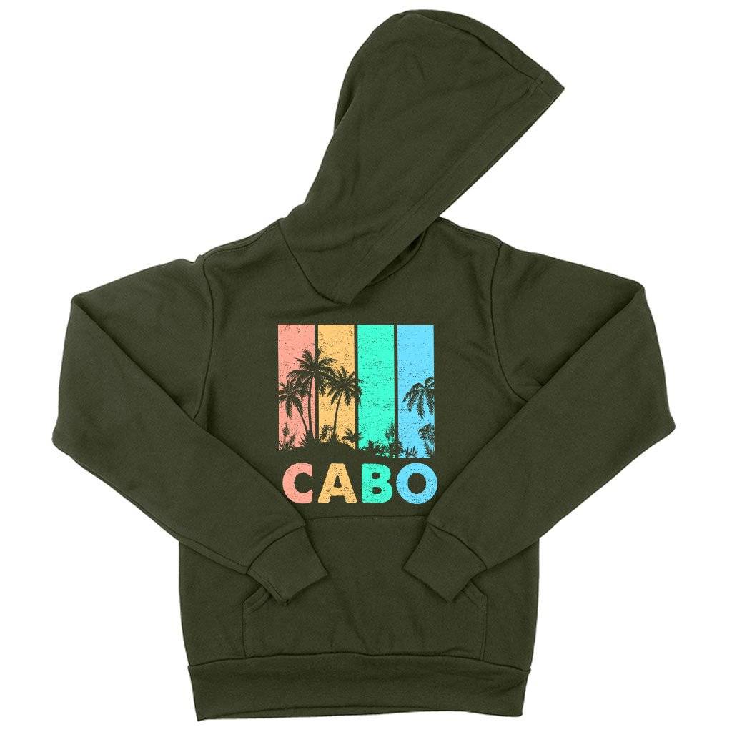 59458-d6aece.jpeg Kids' Sponge Fleece Retro Cabo Hoodie - Cabo San Lucas Hoodies Kids & Baby Kids' Clothing Color : Mauve|Black|Military Green